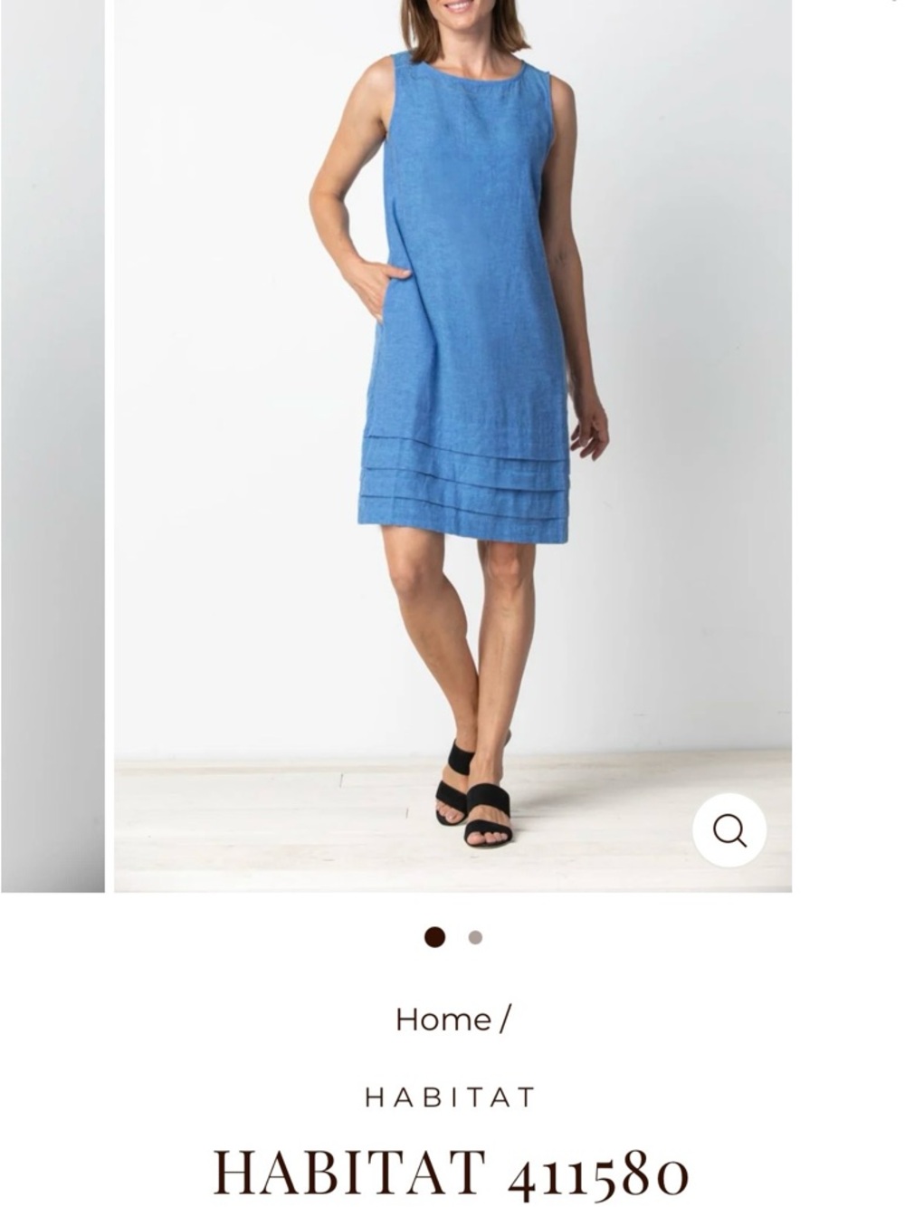 Habitat Sleeveless Blue Shift Dress